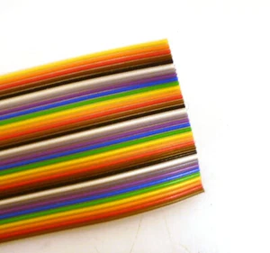 RS Speedbloc IDC Coloured Ribbon Cable AWG 28 7/36 300V 105'C 1 Metre OMR3A - Picture 1 of 3