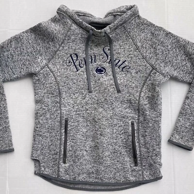 Penn State University Women’s Gray Drawstring sweater Size M- Fits Like S - Image 1 of 4