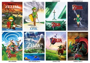 The Legend of Zelda, Custom Box Art, A4 (297x210mm) or 8x10" High Quality Prints - Picture 1 of 47