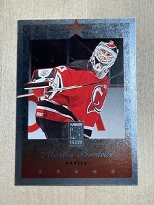 1995-96 New Jersey Devils Martin Brodeur Donruss Elite Card #43