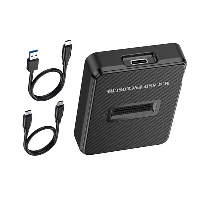 Adaptador lector de llaves M.2 NVMe y SATA a USB C Dock Station Base M Key B+M 10 Gbps Foto 1 de 4