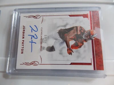 2016 National Treasures Jordan Payton Red Rookie Auto Autograph #69/84  - Image 1 of 2