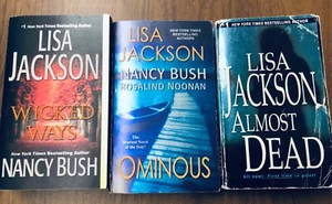 3 Lisa Jackson Bücher: Fast tot, böse Wege, abscheulich - Bild 1 von 1