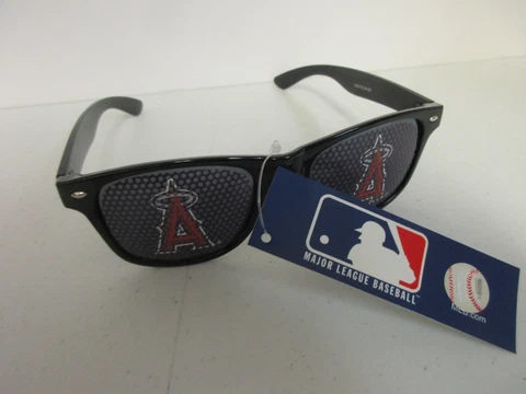 LOS ANGELES ANGELS MLB Baseball SUNGLASSES BLACK Plastic Siskiyou NEW Cover