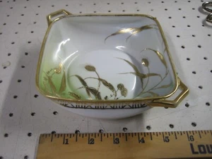 NIPPON HAND-PAINTED SQUARE TRINKET OR NUT BOWL VINTAGE 1891-1921 - Picture 1 of 5