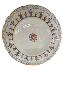 Bernardaud Limoges Chateaubriand Blue Large Round Serving Bowl - Picture 1 of 5