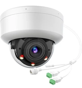 Hitosino 4MP Outdoor IP PoE Dome Camera with 4X Optical Zoom, 2.8-12mm Motorized - Picture 1 of 8