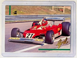 1992 Grid Motorcard Formula 1 F1 Gilles Villeneuve #153 HOF - Picture 1 of 2