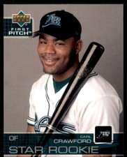 2003 Upper Deck First Pitch Carl Crawford Tampa Bay Devil Rays #30