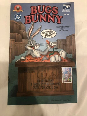 Bugs Bunny Comic Book 1st Day Of Issue.  Limited Edition 036919 Out of 100,000 - Image 1 of 4
