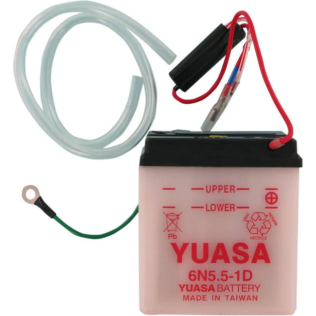 Yuasa Conventional Battery 6N5.5-1D #YUAM2655B for Honda - Image 1 of 1