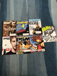 Lot Of 7Video Game Magazines GamePro GMR EGM PlayStation GTA Halo Metroid - Picture 1 of 15