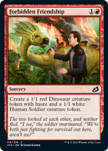 x1 Forbidden Friendship - Ikoria: Lair of Behemoths - NM - MTG - Image 1 of 1