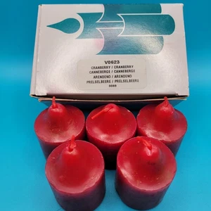 Caja de 5 velas votivas de arándano Partylite decoración del hogar retirado V0623 - Imagen 1 de 6