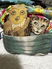 Vintage Cloth Toy Soft Book Anne Wilkinson Edward Lear The Owl & the Cat