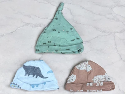 Lot Of 3 Carter’s Baby Boy Beanie/Hat 3-6 M And 9 M Boys - Image 1 of 4