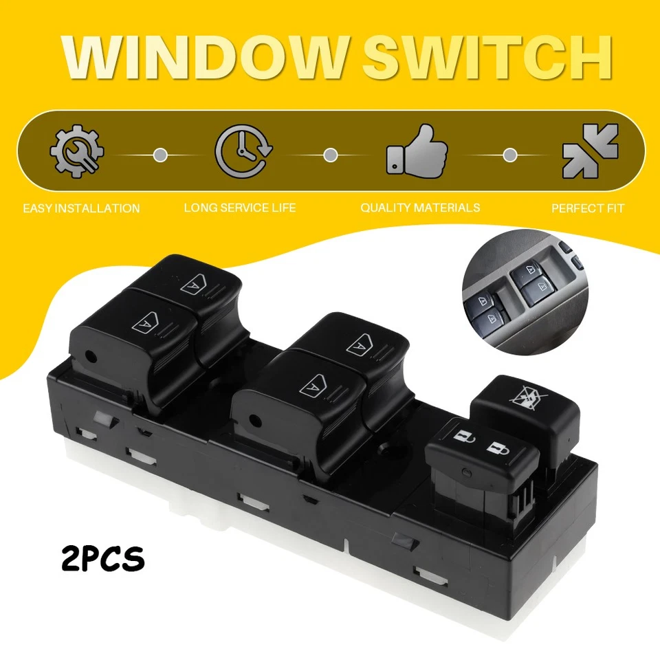 前左窗开关适用于英菲尼迪 G35 Q40 日产 Maxima 2007 2008 - 2014 2015 — 第 1/1 张图片