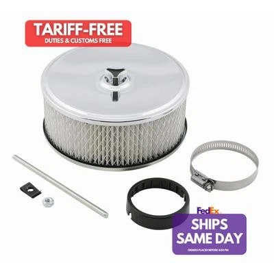 Mr Gasket 4350MRG, Kit 6.5In Chrome Air Cleaner High Performance & Racing Parts - Image 1 of 4