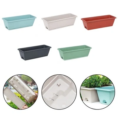 Space Saving 42cm Flower Plant Boxes Great for Small Gardens or Balconies - Image 1 of 4