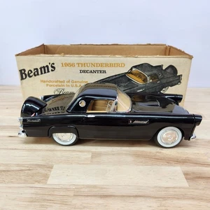 Decantador de whisky Jim Beam vintage "Ford Thunderbird 1956" negro 1986 - VACÍO - Imagen 1 de 9