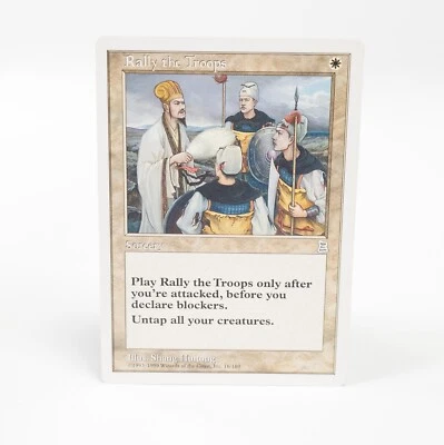 Rally the Troops 16 MTG Portal Three Kingdoms Uncommon - Image 1 of 2