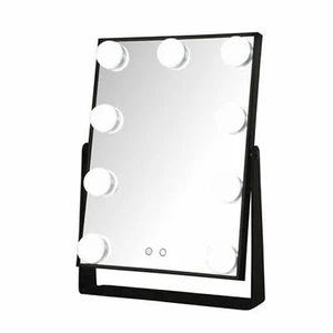 Jerdon JHW100B Hollywood Lightes Schminkspiegel schwarz - Bild 1 von 5