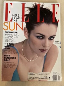 ELLE Fashion Magazine 1996 april ELIZABETH HURLEY Cabanas Caftans Sunblock - Picture 1 of 2