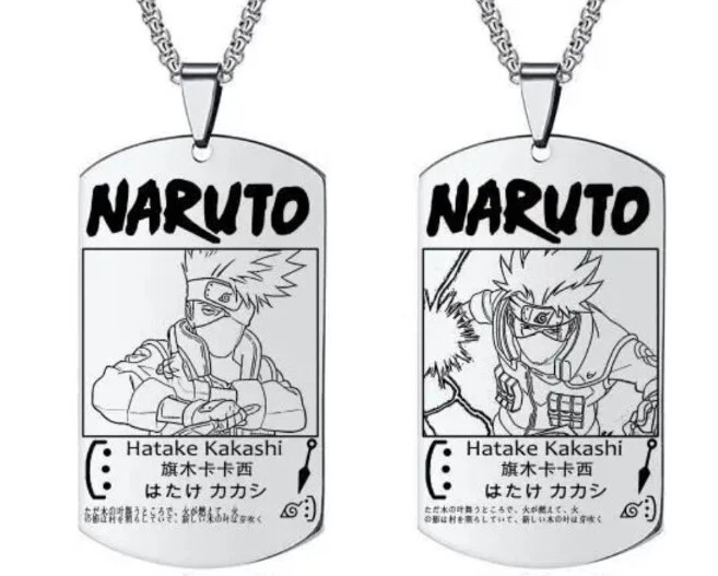 Naruto Shippuden Kakashi Hatake Kette Necklace Halskette Anime Manga Cosplay - Bild 1 von 1