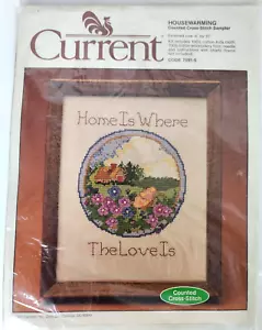 Housewarming Counted Cross Stitch Kit 70915 Craft Current New Vintage 1982 - Picture 1 of 8