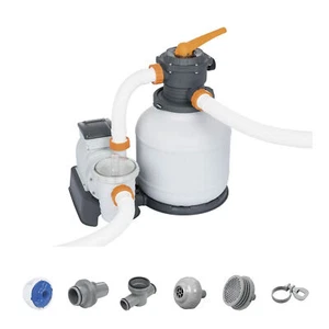 Bestway 58500E Flowclear 2200 Gal Sand Filter Pump for Above Ground Pools (Used) - Picture 1 of 12