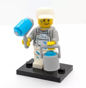 LEGO Series 10 CMF 71001 Minifigure - Painter Decorator Overalls DIY Handyman - Picture 1 of 3
