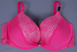 Victoria Secret Padded Demi Lace Pink Bra Size 38C NWT - Picture 1 of 2