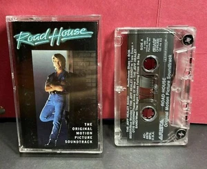 ROAD HOUSE Official Movie Soundtrack Cassette Tape Cult Classic Patrick Swayze - Picture 1 of 2