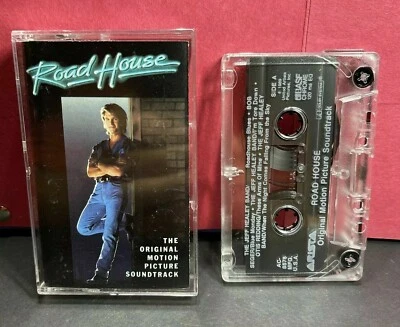 ROAD HOUSE Official Movie Soundtrack Cassette Tape Cult Classic Patrick Swayze - Image 1 of 2