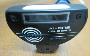 USED ODYSSEY Ai-ONE Tri-Beam 2-BALL Putter Stroke Lab & Original Grip 33 in - Picture 1 of 8