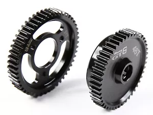 GTB Hard Steel 2 Speed Gear Set Kyosho FW05 FW06 46T 51T Spur Gear Upgrade Part - Picture 1 of 5