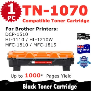 1x Compatible Toner TN1070 TN-1070 For Brother HL-1110 1210W DCP-1510 MFC-1810 - Picture 1 of 2
