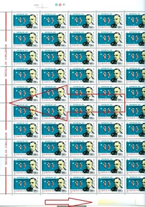 1999 Otto Hahn,chemist,radioactivity,radiochemistry,Romania,Sheet/Variety/T1-MNH - Picture 1 of 1