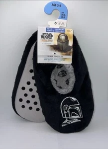 Star Wars The Mandalorian Kids Footlet Slippers US 9.5-12.5 (Age 3-6) Primark - Picture 1 of 4