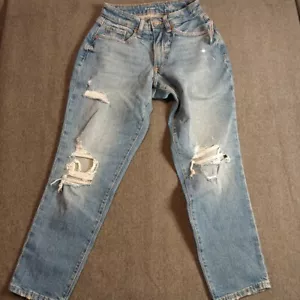 Old Navy tiro alto O. G recto con bolsillos secretos delgados talla 0 nuevo con etiquetas - Imagen 1 de 10