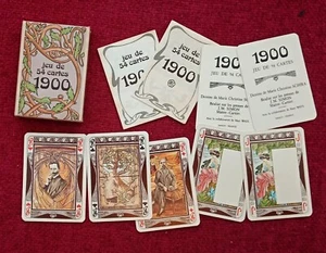 Spielkarten Sonderhöfe JUGENDSTIL '1900' von Grimaud. 1979 - Bild 1 von 3