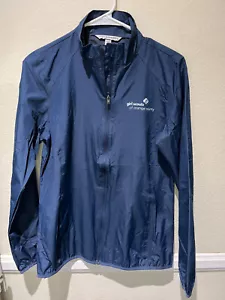 Girl Scouts of Orange County Navy Blue Full Zip Windbreaker Jacket - Women's S - Picture 1 of 10