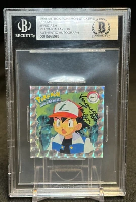 Ash Artbox Sticker Prism #PR07 Veronica Taylor Signed BGS Authentic Autograph - Image 1 of 2