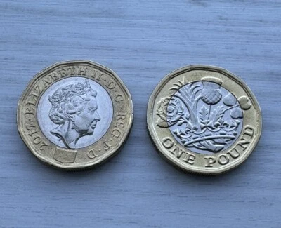 Double Sided Coin New 12 Sided One Pound Coin £1 Double Heads Double Tail Coin - Image 1 of 4