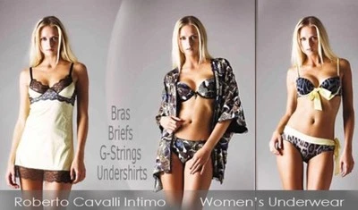 BRA ROBERTO CAVALLI NUEVA CON ETIQUETAS Talla UK 34 RRP £129 Foto 1 de 4