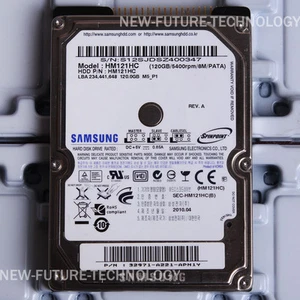 For SAMSUNG (HM121HC) 120 GB HDD 2.5" 8 MB 5400 RPM IDE Laptop Hard Disk Drive - Picture 1 of 2