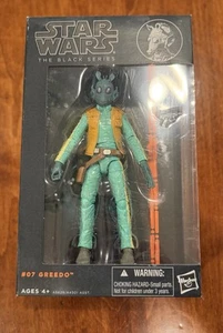 Star Wars The Black Series 07 Greedo Action Figure Complete MIB Unopened - Picture 1 of 6
