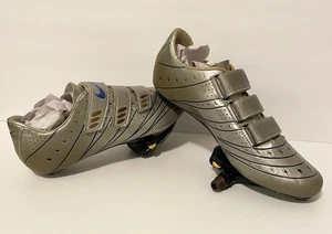 Vintage Nike Poggio IV carbon strap on cycling shoes with Shimano buckles - Picture 1 of 10