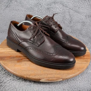 Vince Camuto Fabio Herren Größe 12 Schuhe Braun Split Toe Leder Wingtip Oxfords - Bild 1 von 9