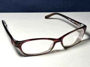 Tory Burch TY2016B 52-15-135 Reading Glasses Maroon/Gold Frames Only - Picture 1 of 9